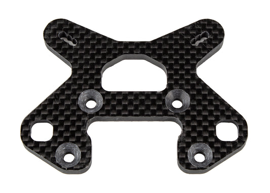 RC8B4.1 Carbon Fiber Front Shock Tower, 8 Deg, 26.5mm