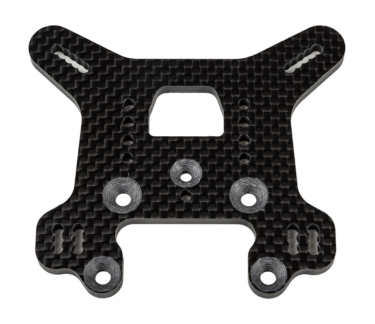 RC8B4.1 FT Rear Shock Tower, 36.5, carbon fiber