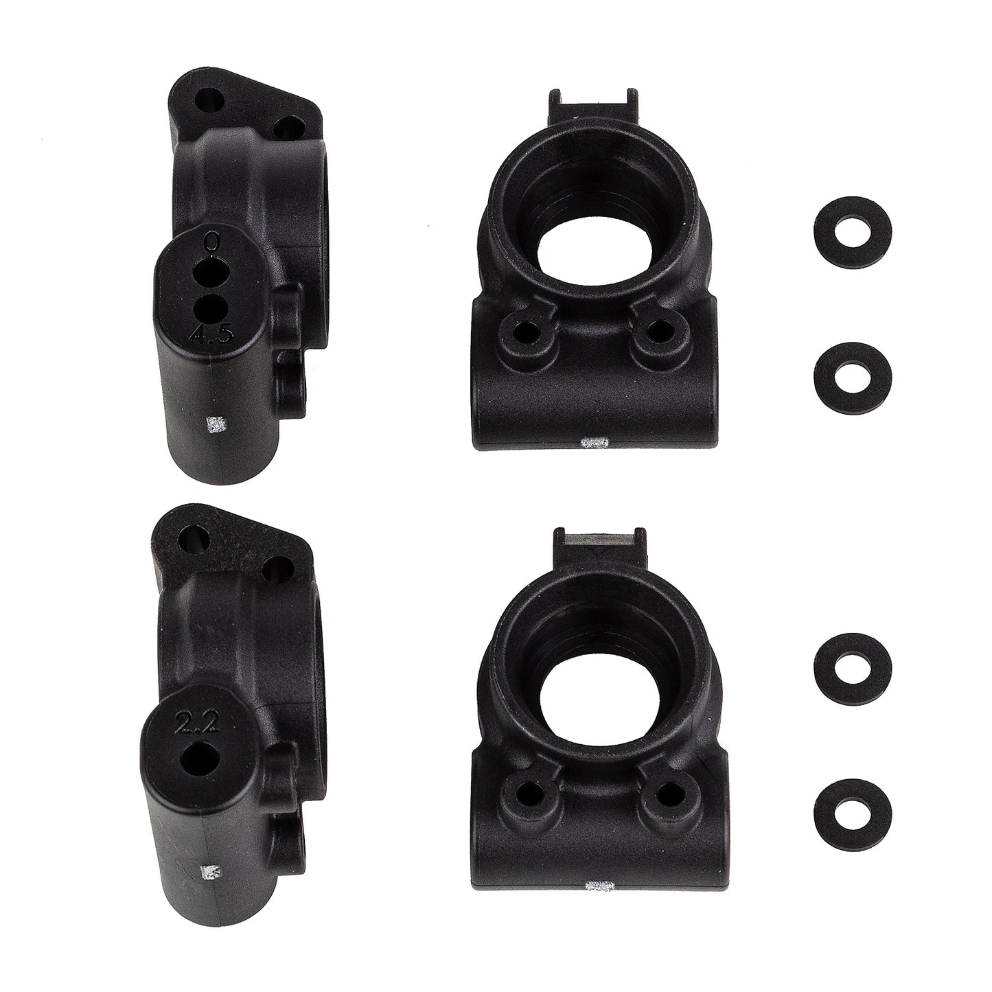 RC8B4.1 Rear Hubs, 2-hole, medium