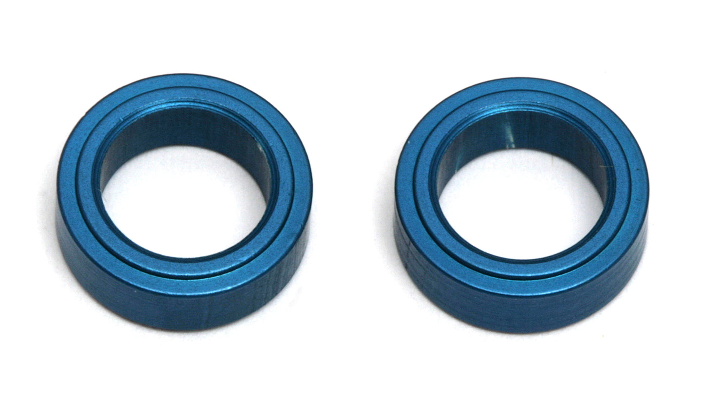 Rear Axle Spacers, narrow, blue aluminum