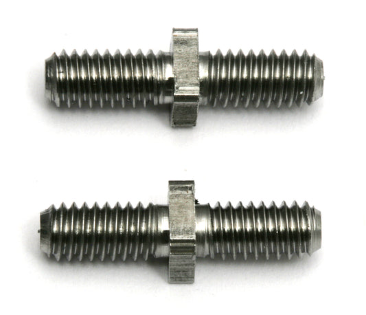 Upper Suspension Arm Turnbuckles, M3x16 mm/0.625 in, steel, silver
