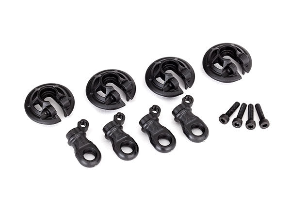 Traxxas Captured Lower Spring Retainers (4)