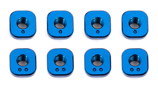 RC10F6 FT Camber Bushings, blue aluminum