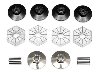 HPI Racing Part #86821 17mm Hex Hub Set (4pcs w/Lock Nuts)