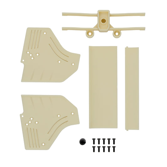 RC10F6 Classic Rear Wing, White