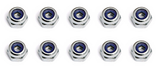 Locknuts, M2.5x0.4, Shock Piston, silver
