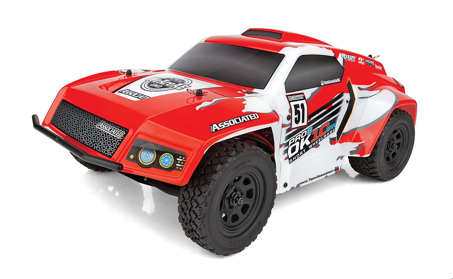 Pro2 DK10SW Dakar Buggy RTR, red/white