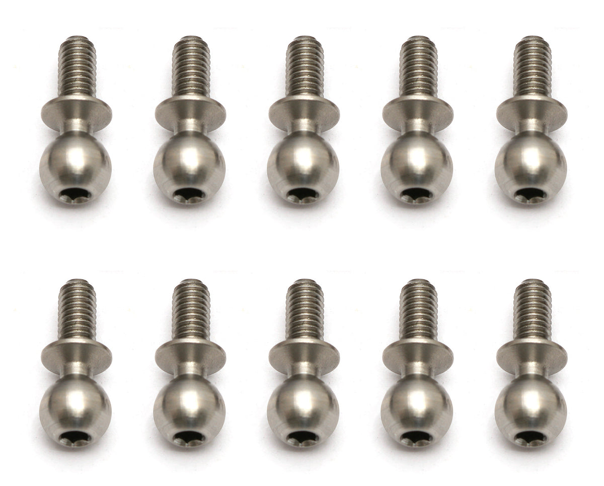 Heavy-duty Ballstuds, 6 mm, long neck