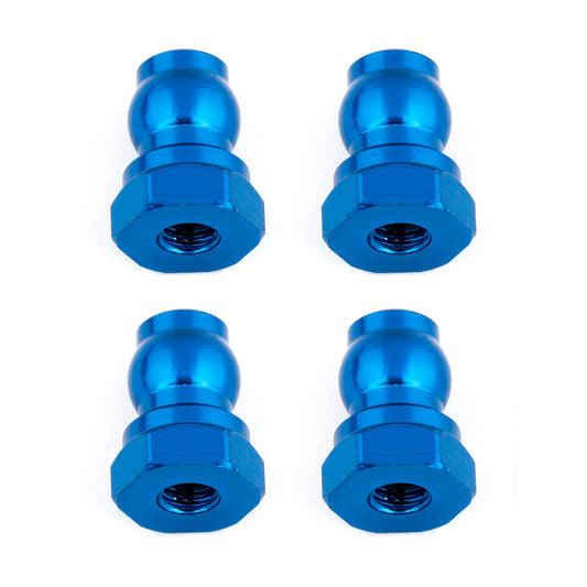 Shock Bushings, 7 mm, blue aluminum