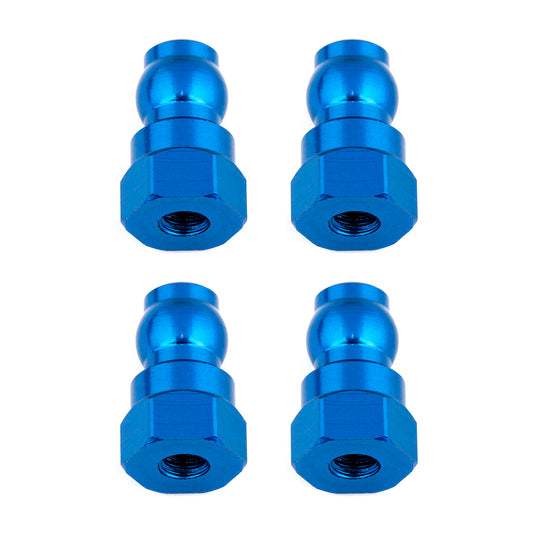Shock Bushings, 9 mm, blue aluminum
