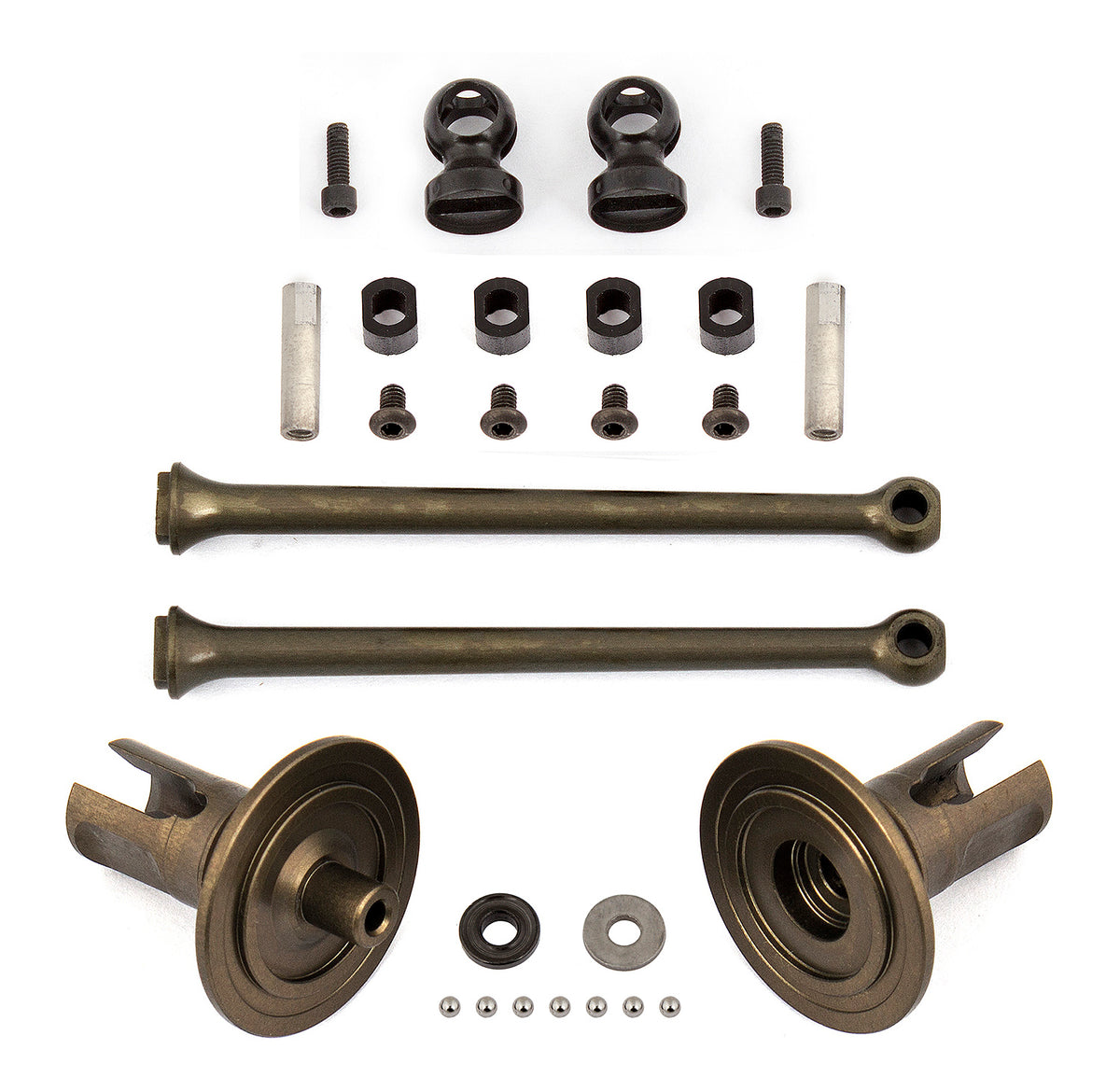 RC10B6.1 Factory Team FL MIP Drivetrain Kit, 67mm