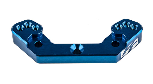 RC10B6.2 FT Rear Ballstud Mount, +2mm, blue