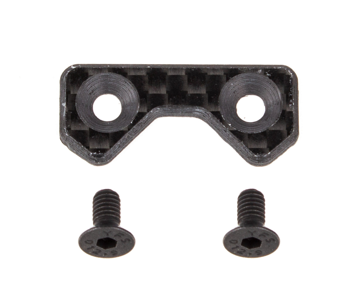 FT RC10B6 One-Piece Front Wing Button, carbon fiber