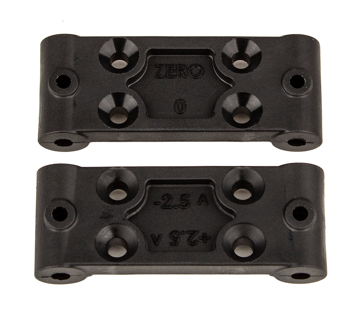 RC10B6.4 Front Bulkhead Set, 0 and 2.5 deg.
