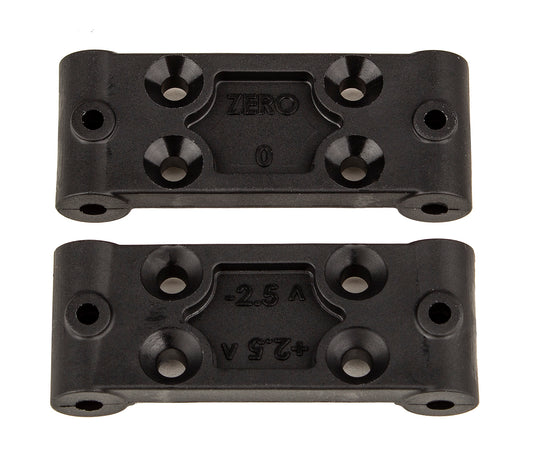 RC10B6.4 Front Bulkhead Set, 0 and 2.5 deg.