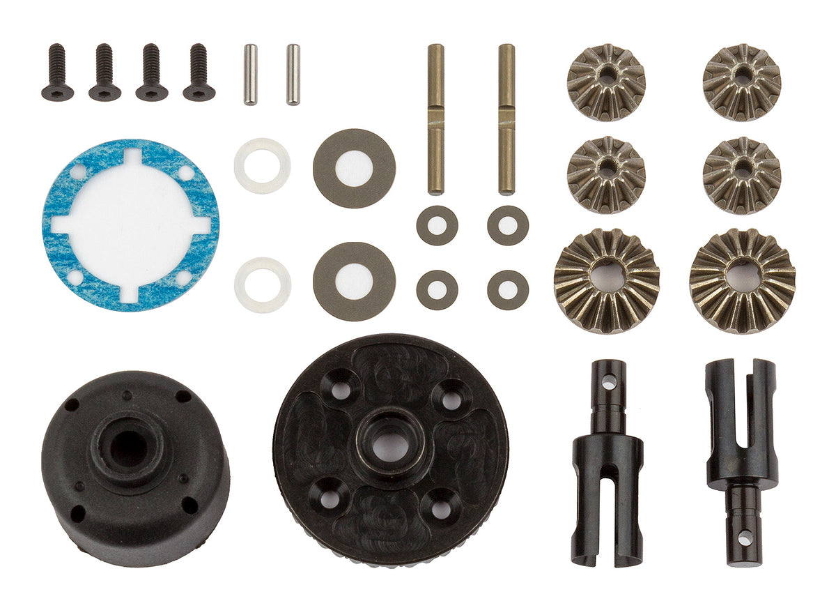 RC10B74 Differential Set, front and rear