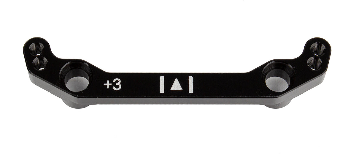 RC10B74.1  Steering Rack, +3mm, aluminum