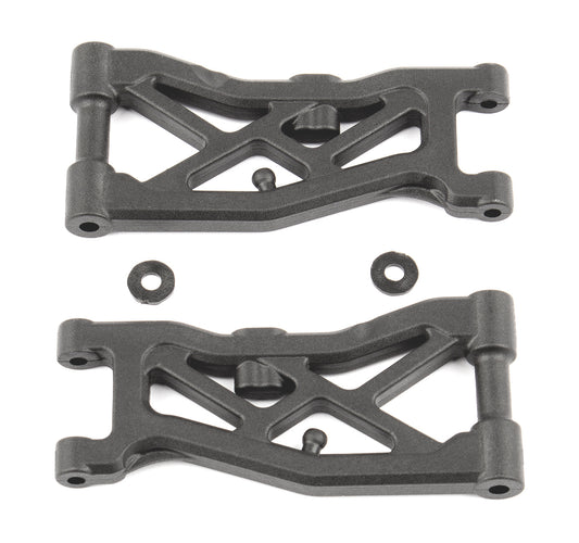 RC10B74 FT Front Suspension Arms, carbon