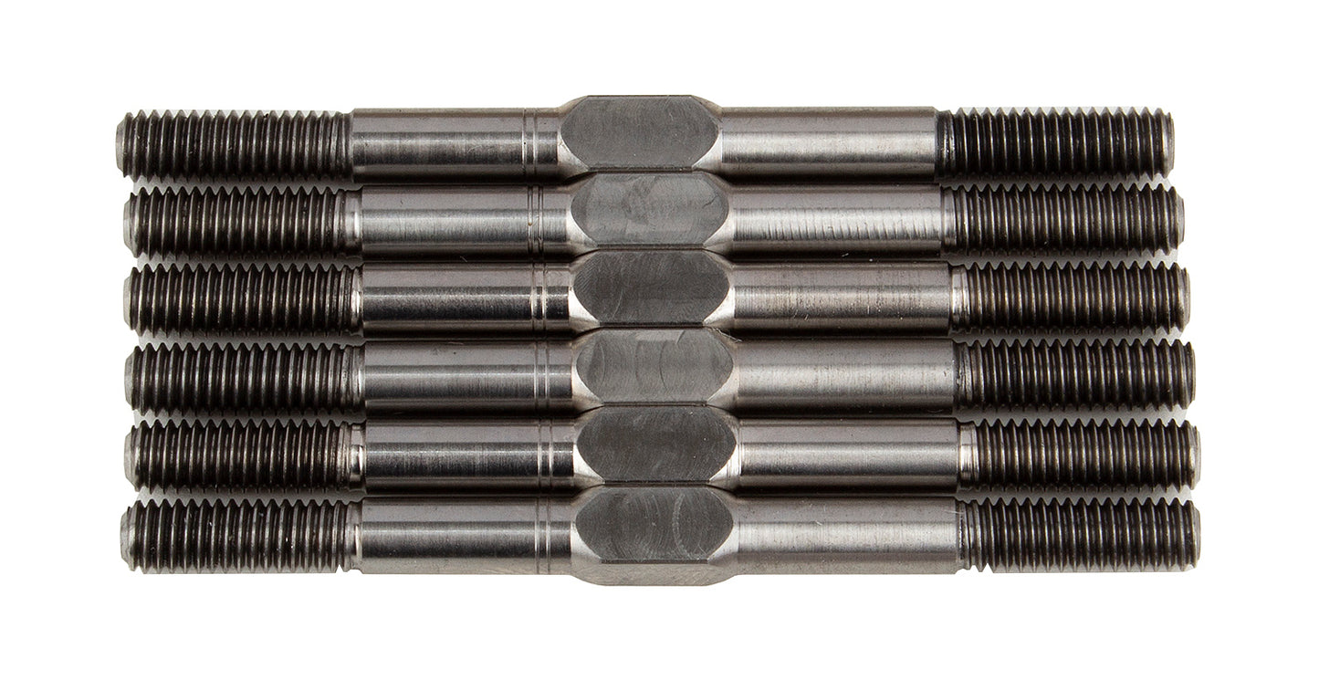 RC10B6.4 FT Titanium Turnbuckle Set, M3.5mm