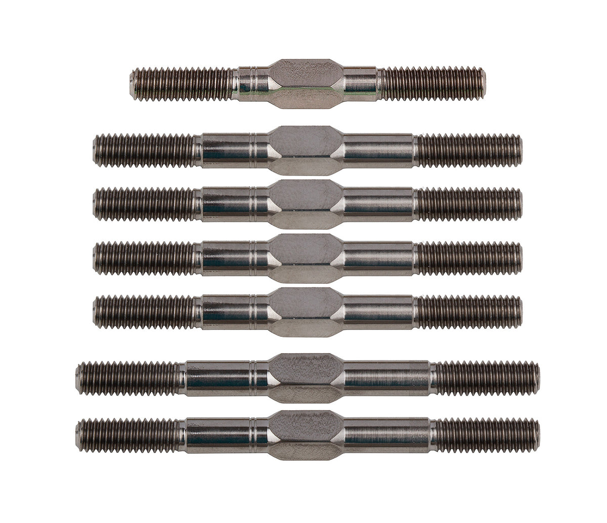 RC10B74.2 FT Titanium Turnbuckle Set, M3.5mm
