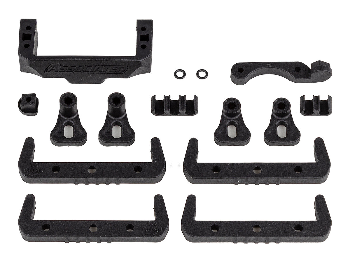 RC10B7 Battery Mount, Fan Mount, Servo Mount