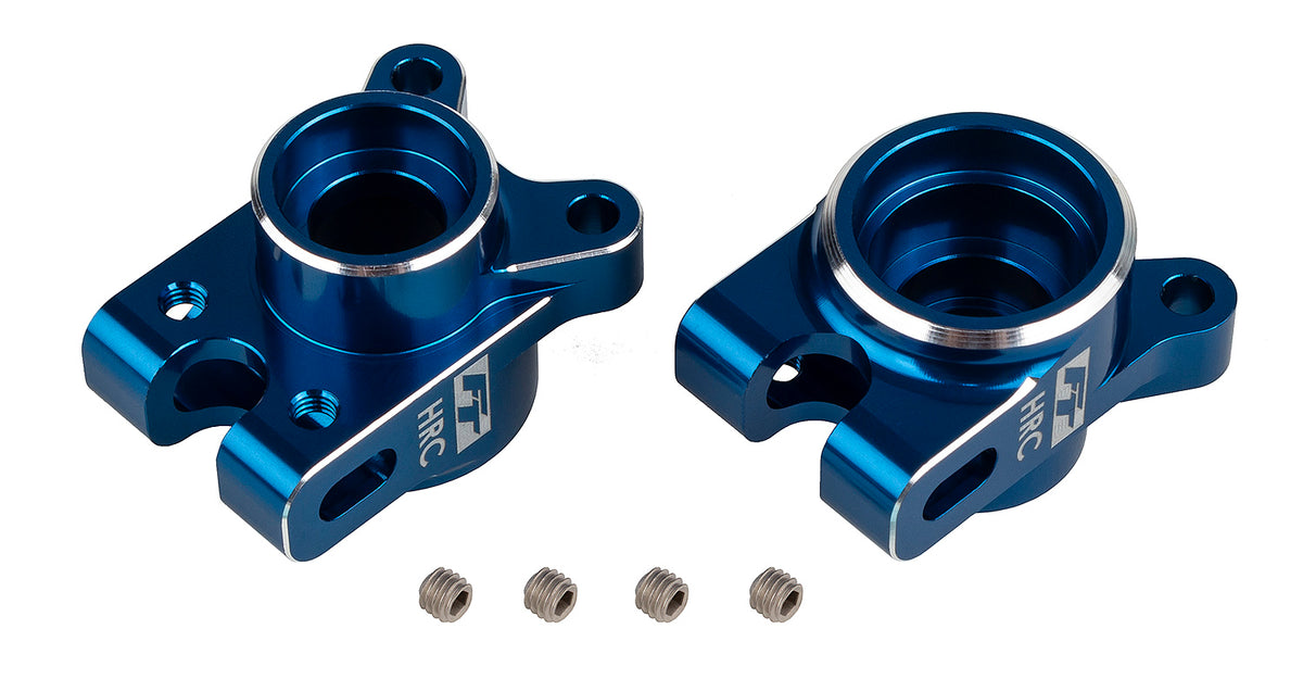 Team Associated RC10B7 FT Rear Hub Set, HRC, blue