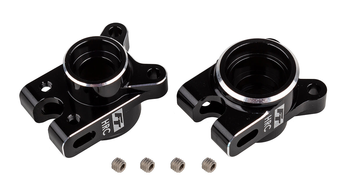 Team Associated RC10B7 FT Rear Hub Set, HRC, black