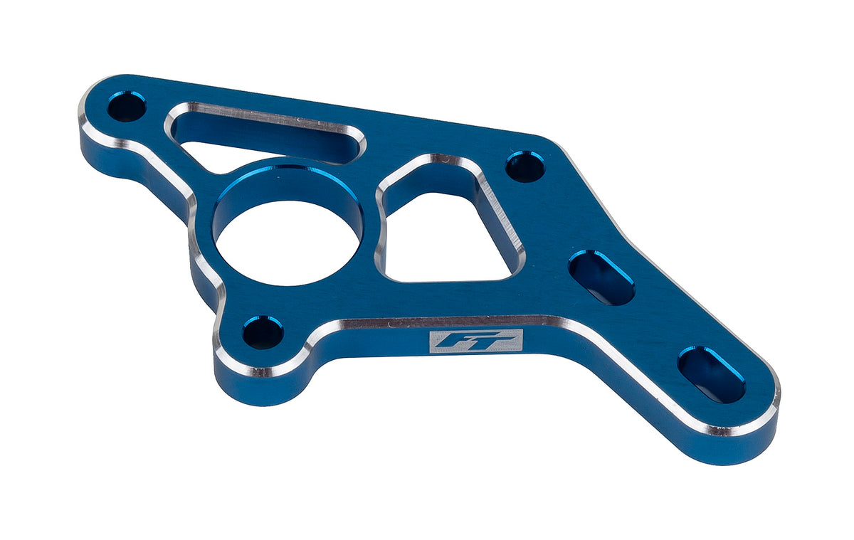 Team Associated RC10B7 FT Motor Mount, blue aluminum