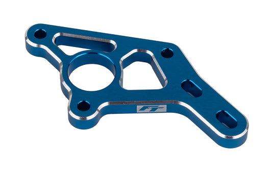 Team Associated RC10B7 FT Motor Mount, blue aluminum