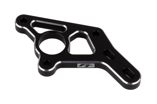 Team Associated RC10B7 FT Motor Mount, black aluminum