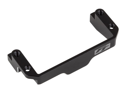 Team Associated RC10B7 FT One-Piece Servo Mount, black aluminum