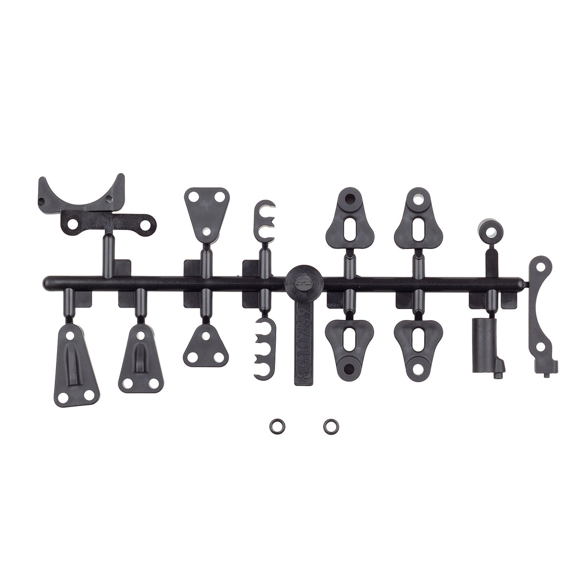 Team Associated RC10B84 Battery Holder And Fan Mount Set
