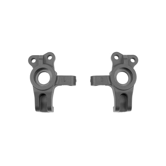 Team Associated RC10B84 FT Carbon Steering Blocks, Adjustable Kpi