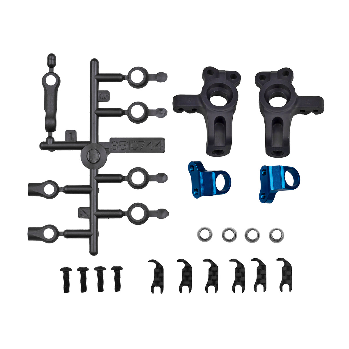 Team Associated RC10B84 FT Adjustable Kpi Steering Block Kit