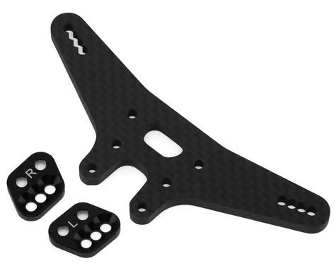 Team Associated Part #ASC92578 RC10B7.1 Factory Team Gull Dropper & Rear Shock Tower Set (-2mm)