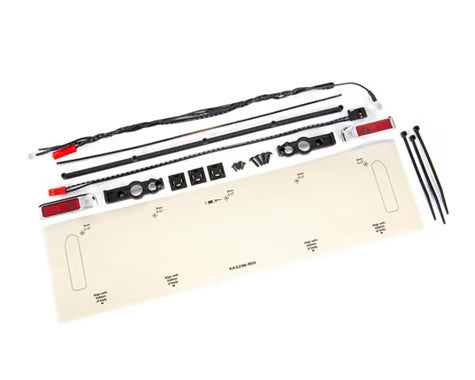 Traxxas Part #9497R Drag Slash LED Tail Light Set w/Power Harness (Chrome)