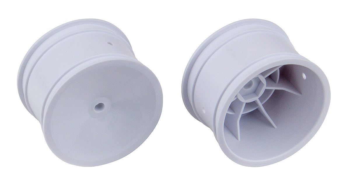 Team Associated 2WD/4WD Rear Wheels, 2.2 in, 12 mm Hex, white