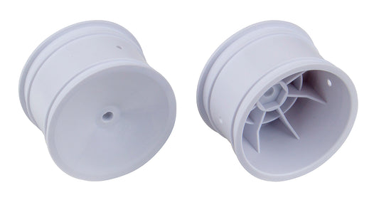 Team Associated 2WD/4WD Rear Wheels, 2.2 in, 12 mm Hex, white