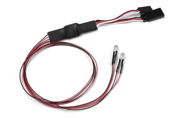 Kyosho Part #97054-2R-B LED Light Unit (Φ5/2 Bulbs/L=400/Red)