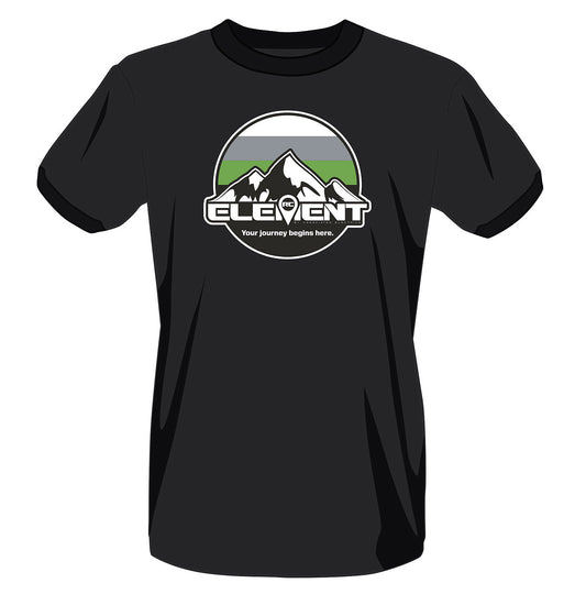 Element RC Circle Mountains T-Shirt, black, XL