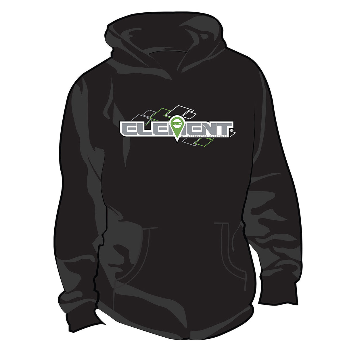 Element RC Open Diamonds Pullover, black, L