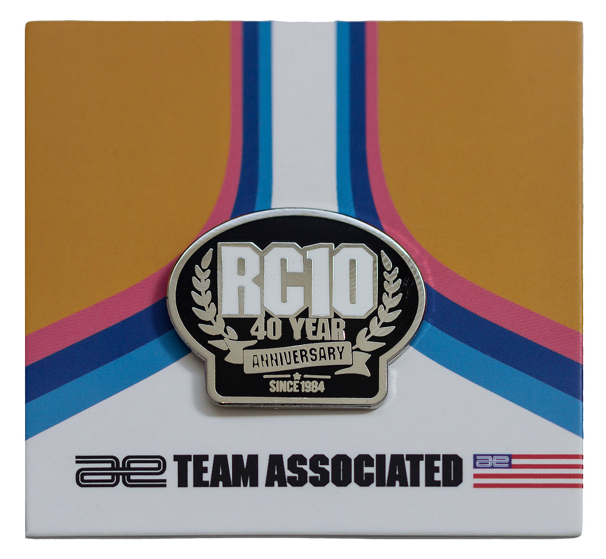 Team Associated RC10 40th Year Anniversary Pin