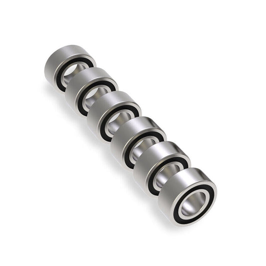 Traxxas 9745R TRX-4M Complete Transmission Black Rubber Ball Bearing Set - PowerHobby