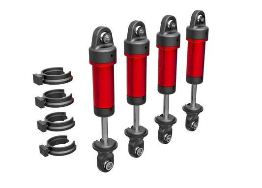 Traxxas Red Aluminum GTM Shocks (4)