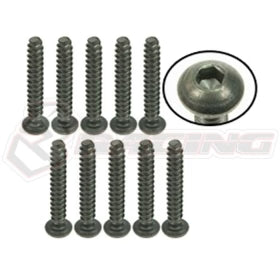 3Racing Part #TS-BSM318S M3x18 Titanium Button Head Screws (10pcs)