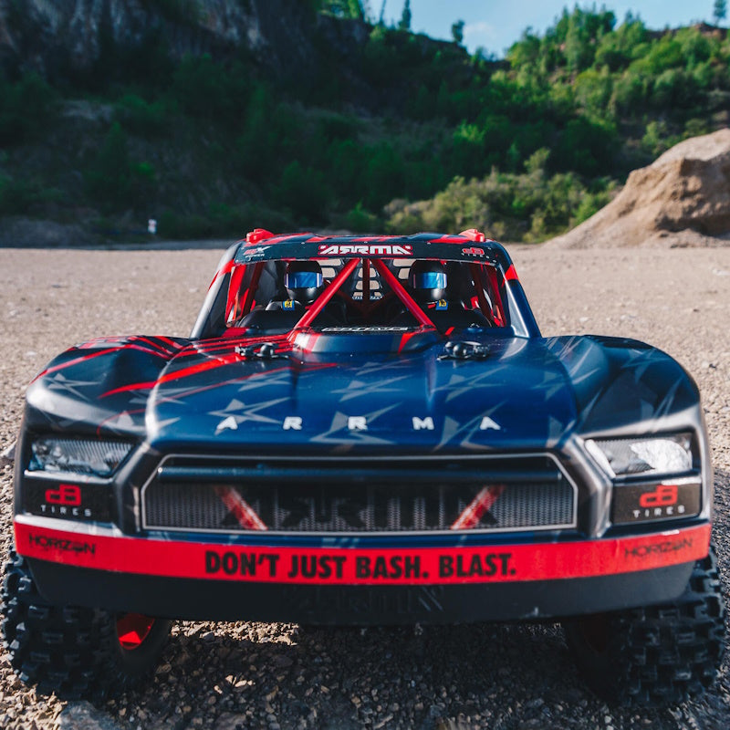 Arrma 7604V2T2 Mojave 6S BLX Brushless RTR 1/7 4WD RTR Desert Racer Red/Blk V2