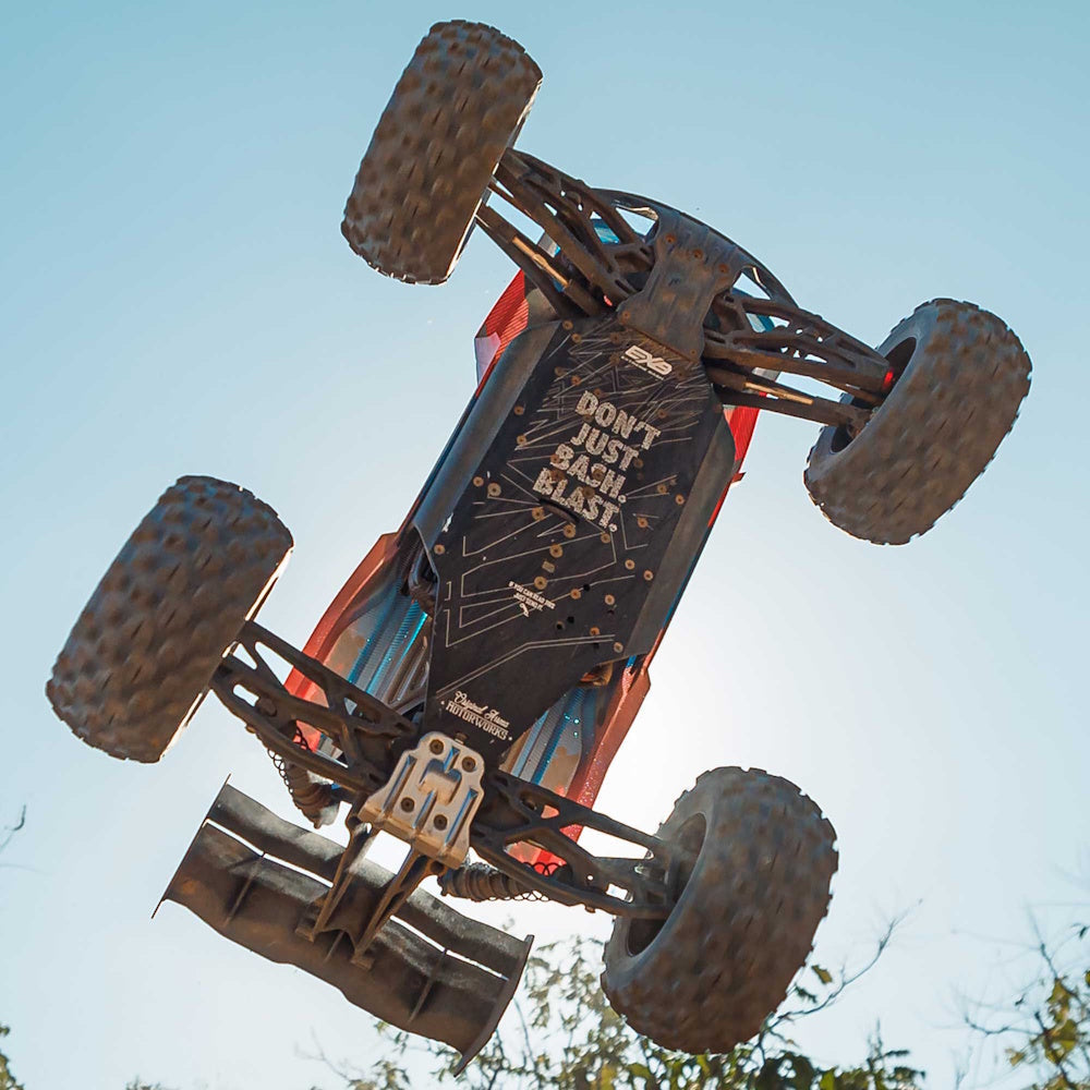 ARRMA ARA8608V6T1 1/8 KRATON 6S 4X4 RTR Brushless Speed Truck, Blue/Orange