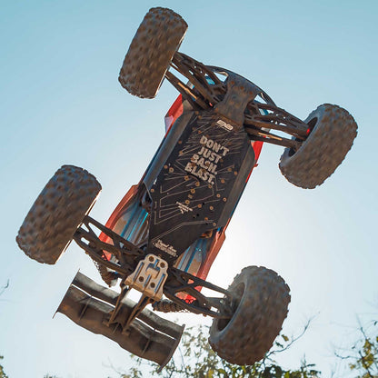 ARRMA ARA8608V6T1 1/8 KRATON 6S 4X4 RTR Brushless Speed Truck, Blue/Orange