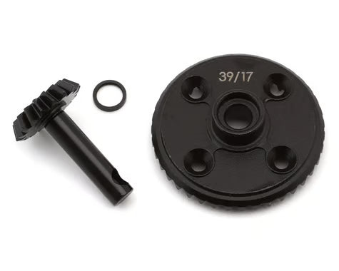 Team Associated Part #ASC92568 RC10B84 Factory Team Steel Overdrive Ring & Pinion Gear Set (39T/17T)