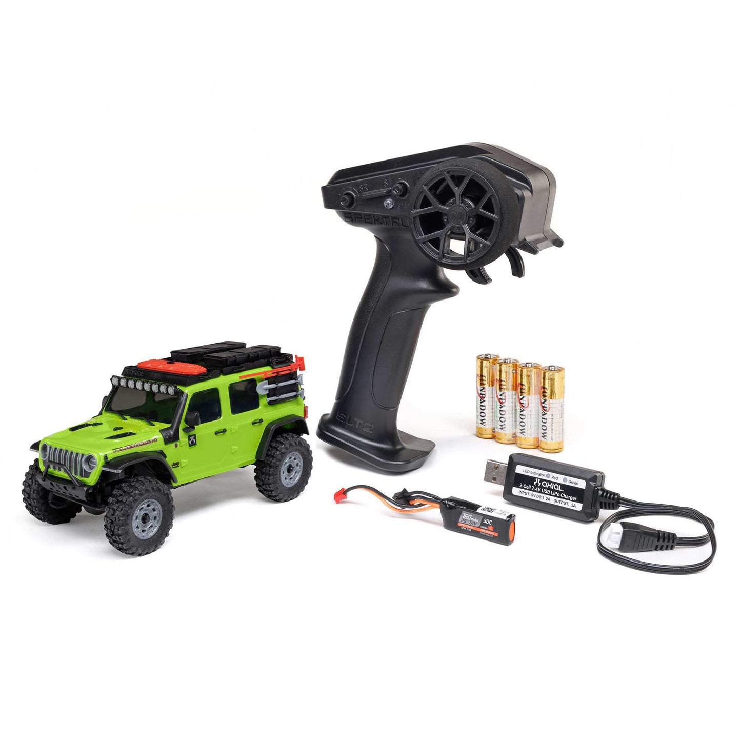 1/30 SCX30 Jeep Wrangler JLU 4X4 RTR Brushed Rock Crawler AXI-2261T1